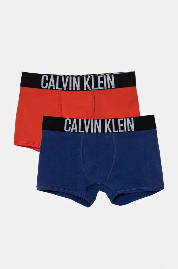 Calvin Klein Underwear Otroške boksarice Calvin Klein Underwear 2-pack rdeča barva, B70B700488