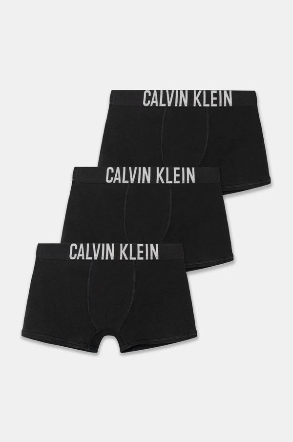 Calvin Klein Underwear Otroške boksarice Calvin Klein Underwear 3-pack črna barva, B70B700499