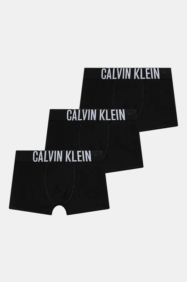 Calvin Klein Underwear Otroške boksarice Calvin Klein Underwear 3-pack črna barva, B70B700510