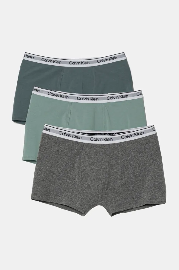 Calvin Klein Underwear Otroške boksarice Calvin Klein Underwear 3-pack siva barva, B70B700507