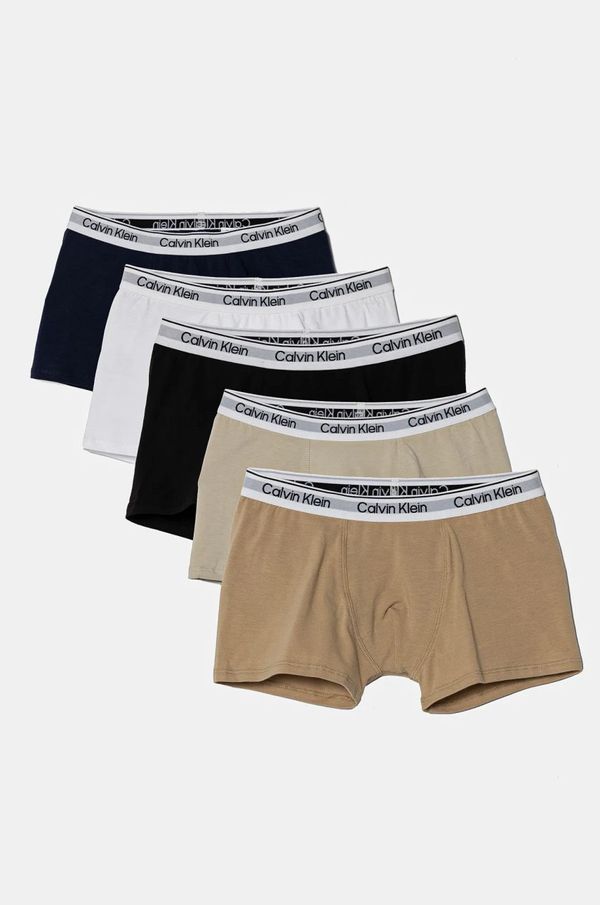 Calvin Klein Underwear Otroške boksarice Calvin Klein Underwear 5-pack bež barva, B70B700491