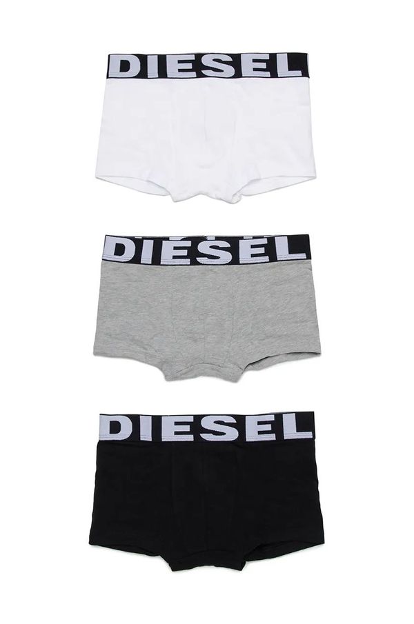 Diesel Otroške boksarice Diesel UMBX-UPARRYTHREEPACK-DSL UND SHORT 3-pack siva barva, J01911