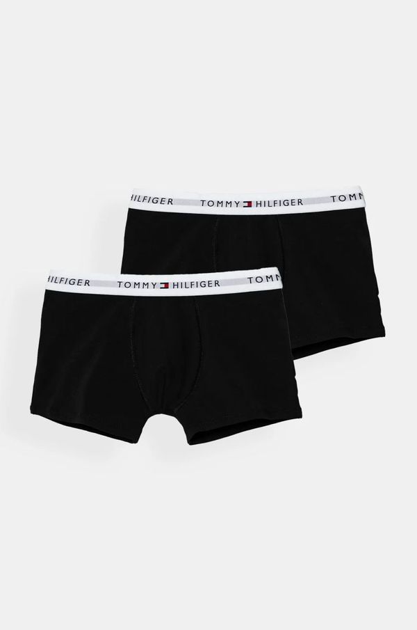 Tommy Hilfiger Otroške boksarice Tommy Hilfiger 2-pack črna barva, UB0UB00549