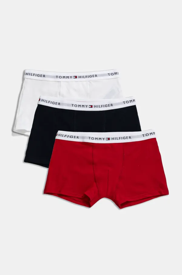 Tommy Hilfiger Otroške boksarice Tommy Hilfiger 3-pack bela barva, UB0UB00573