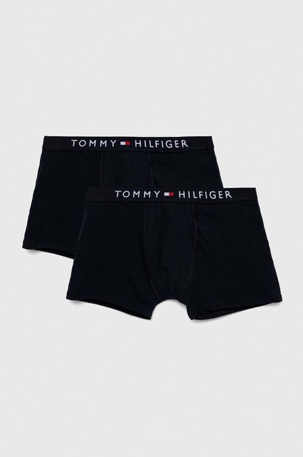 Tommy Hilfiger Otroške boksarice Tommy Hilfiger mornarsko modra barva