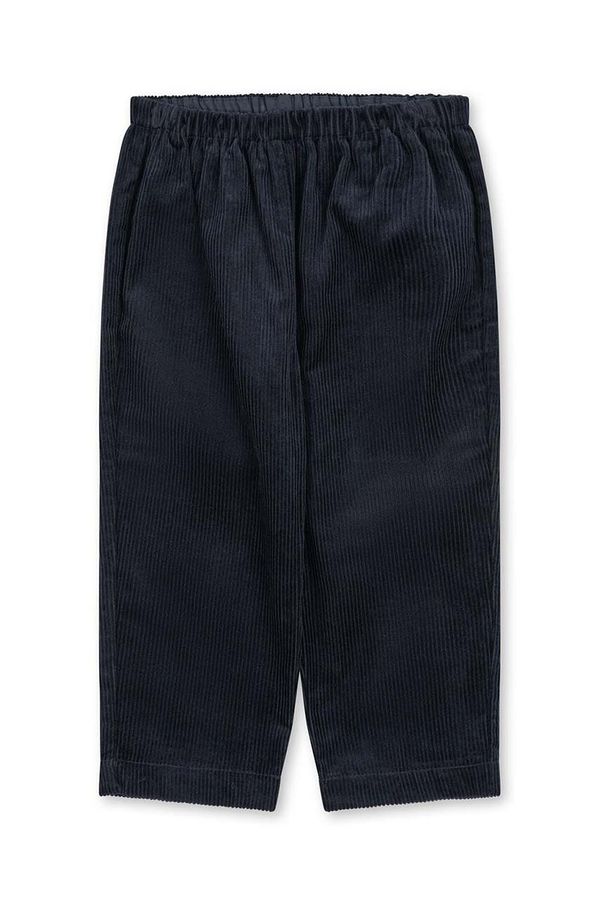 Konges Sløjd Otroške bombažne hlače Konges Sløjd črna barva