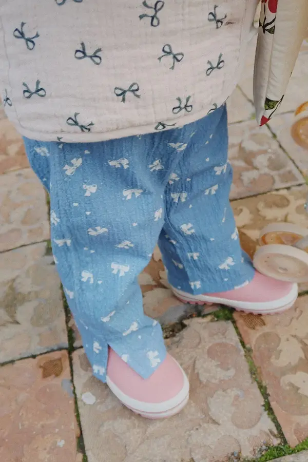 Konges Sløjd Otroške bombažne hlače Konges Sløjd VIDA PANTS GOTS