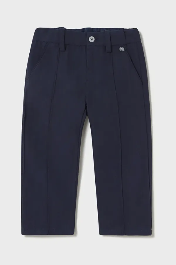 Mayoral Otroške bombažne hlače Mayoral mornarsko modra barva, 1576