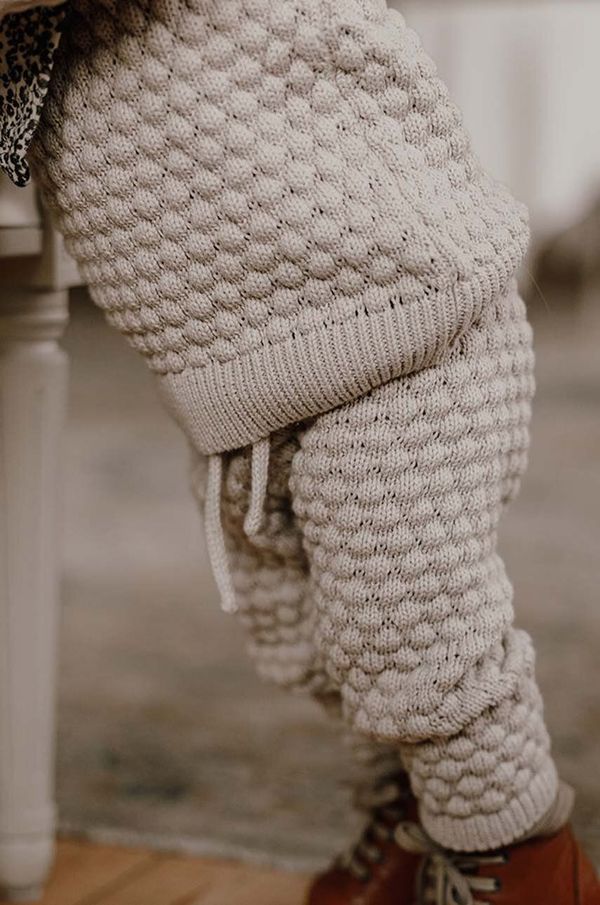 That's mine Otroške bombažne hlače That's mine 027151 Bowie Pants bež barva