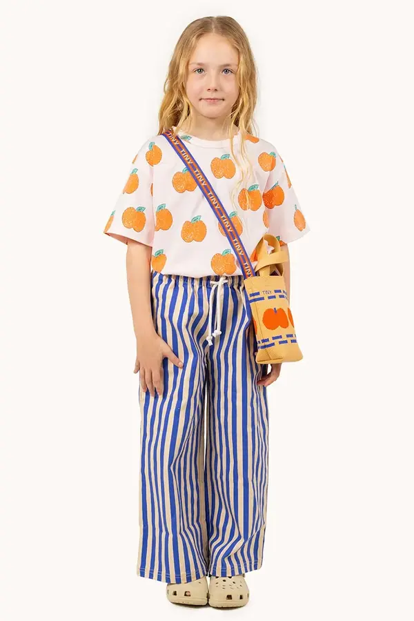 Tinycottons Otroške bombažne hlače Tinycottons STRIPES WOVEN PANT
