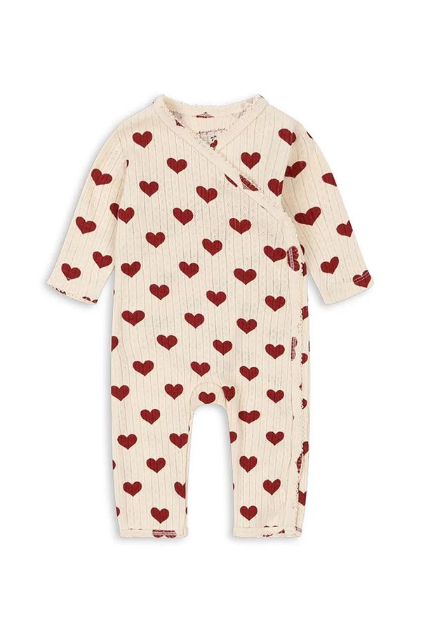 Konges Sløjd Otroške bombažne hlačke Konges Sløjd MINNIE NEWBORN ONESIE GOTS KS101610