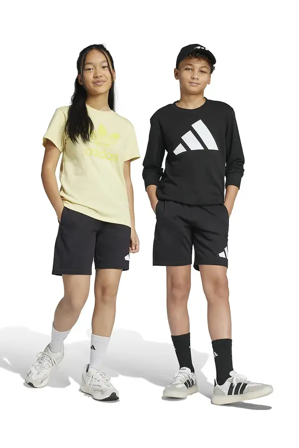 adidas Otroške bombažne kratke hlače adidas