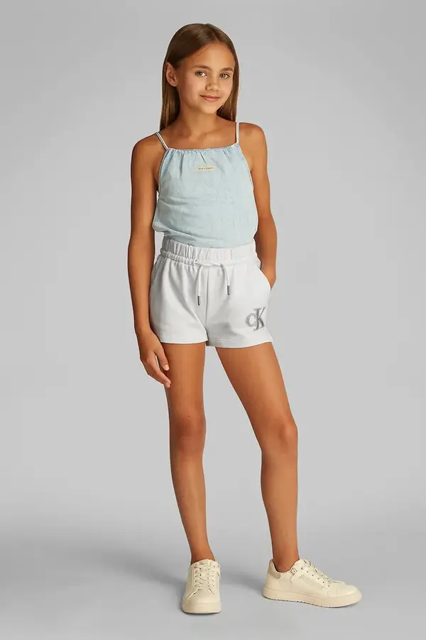 Calvin Klein Jeans Otroške bombažne kratke hlače Calvin Klein Jeans
