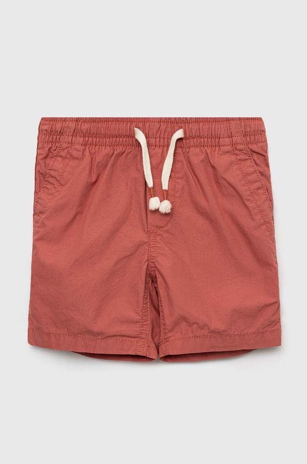 Gap Otroške bombažne kratke hlače GAP rdeča barva