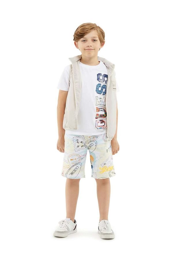 Guess Otroške bombažne kratke hlače Guess