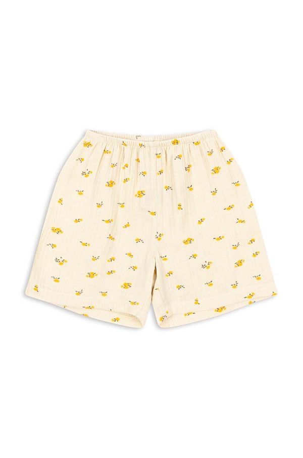 Konges Sløjd Otroške bombažne kratke hlače Konges Sløjd oranžna barva