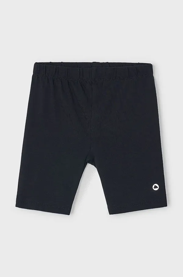 Mayoral Otroške bombažne kratke hlače Mayoral črna barva, 610