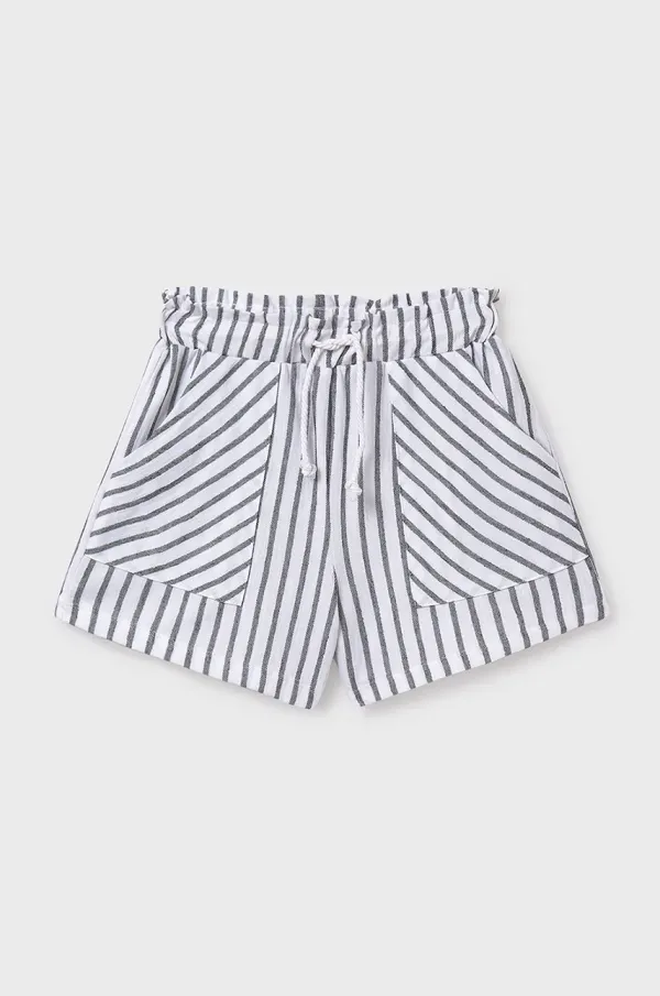 Mayoral Otroške bombažne kratke hlače Mayoral črna barva, 6219