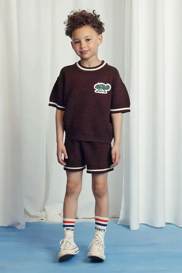 Mini Rodini Otroške bombažne kratke hlače Mini Rodini