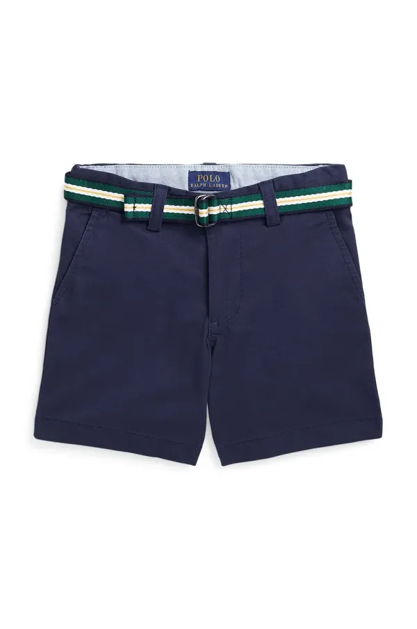 Polo Ralph Lauren Otroške bombažne kratke hlače Polo Ralph Lauren mornarsko modra barva, 322863960003