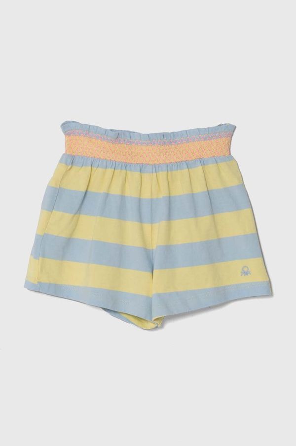 United Colors of Benetton Otroške bombažne kratke hlače United Colors of Benetton