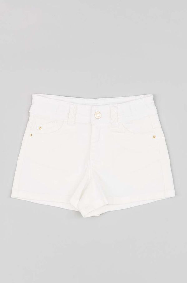 Zippy Otroške bombažne kratke hlače zippy bela barva