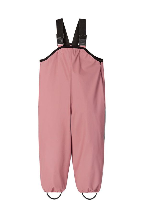 Reima Otroške dežne hlače Reima roza barva