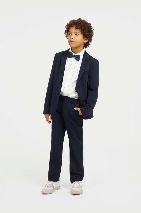 Guess Otroške hlače Guess mornarsko modra barva