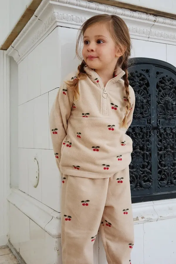 Konges Sløjd Otroške hlače Konges Sløjd TAVI FLEECE PANTS GRS