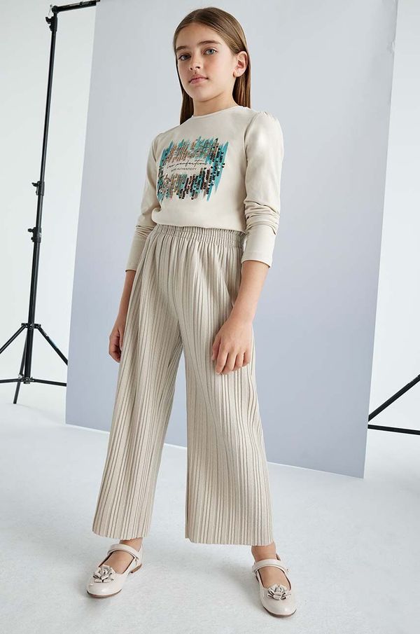 Mayoral Otroške hlače Mayoral bež barva, 7544