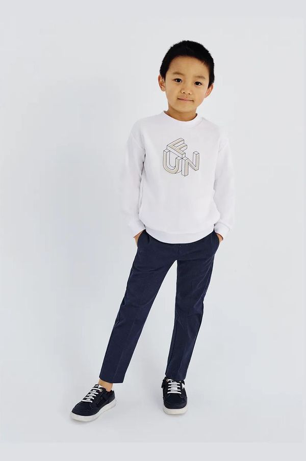 Mayoral Otroške hlače Mayoral slim mornarsko modra barva, 3565