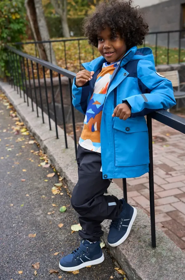 Reima Otroške hlače Reima Sampu črna barva, 5100245A