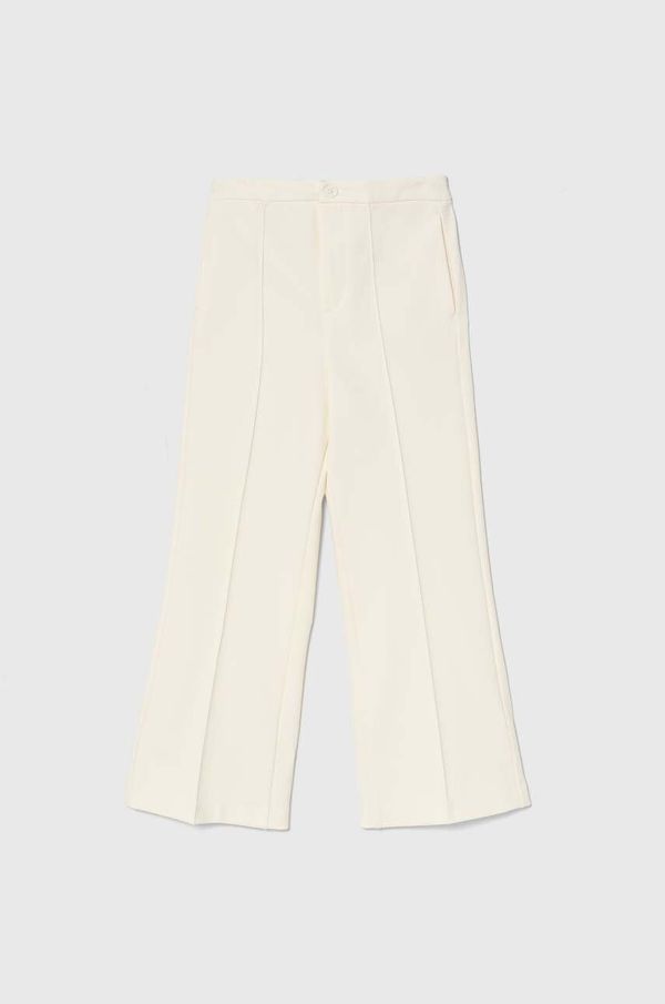 United Colors of Benetton Otroške hlače United Colors of Benetton bež barva