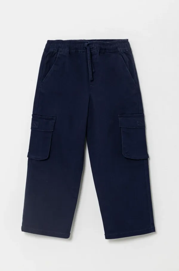 United Colors of Benetton Otroške hlače United Colors of Benetton mornarsko modra barva, 4TCGGF02B