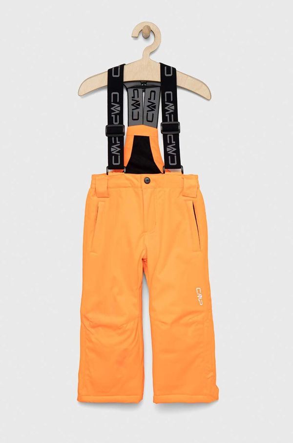 CMP Otroške hlače za zimske športe CMP oranžna barva
