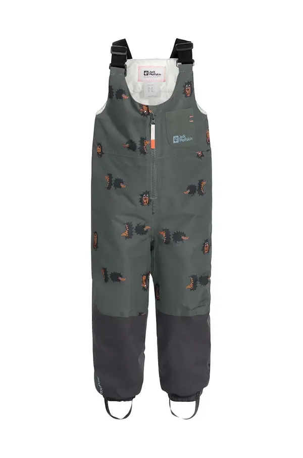 Jack Wolfskin Otroške hlače za zimske športe Jack Wolfskin GLEEL 2L INS PRINT BIB