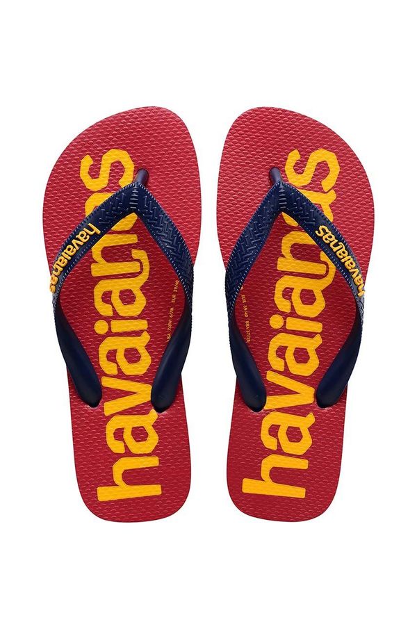 Havaianas Otroške japonke Havaianas LOGOMANIA bordo barva