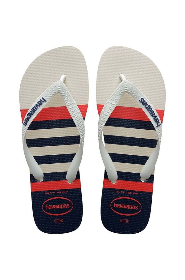 Havaianas Otroške japonke Havaianas TOP NAUTICAL bež barva