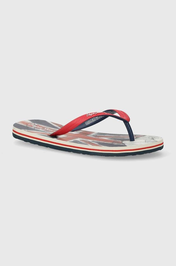 Pepe Jeans Otroške japonke Pepe Jeans BEACH FLAG rdeča barva