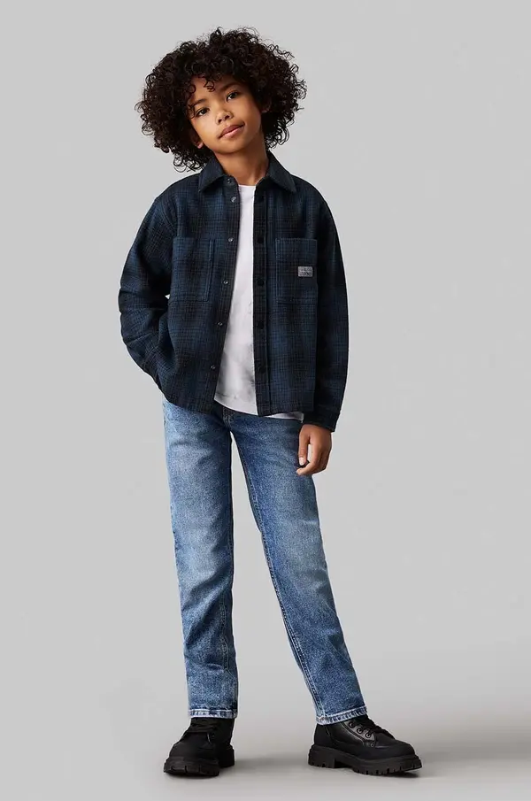 Calvin Klein Jeans Otroške kavbojke Calvin Klein Jeans