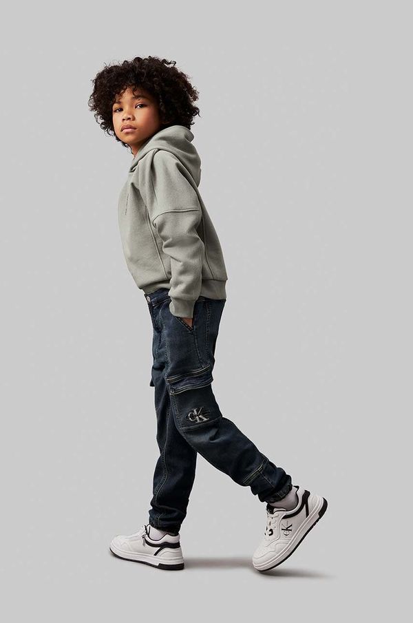 Calvin Klein Jeans Otroške kavbojke Calvin Klein Jeans DENIM JOGGER IB0IB02116