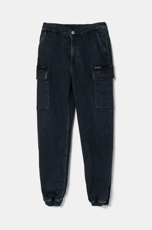 Calvin Klein Jeans Otroške kavbojke Calvin Klein Jeans DENIM JOGGER IB0IB02408