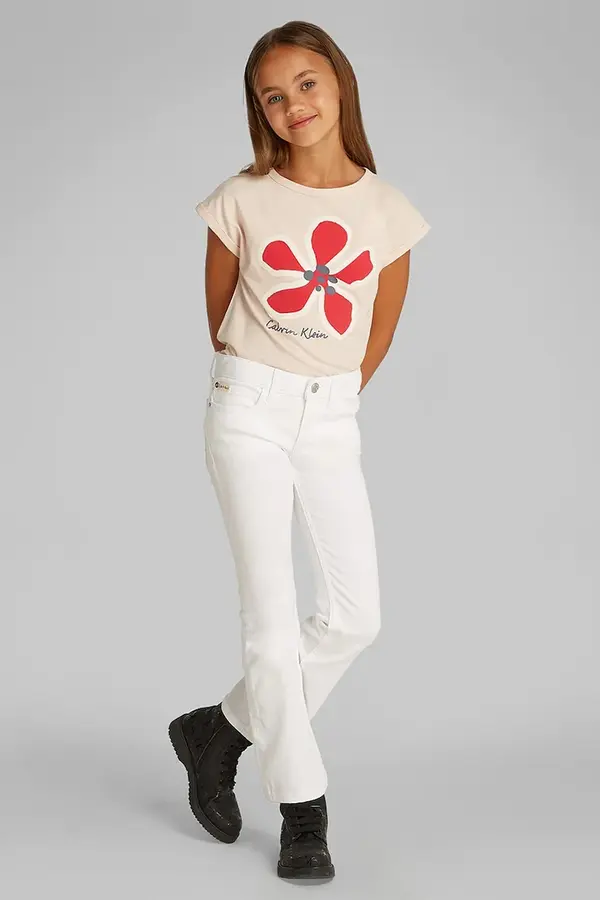 Calvin Klein Jeans Otroške kavbojke Calvin Klein Jeans FLARE