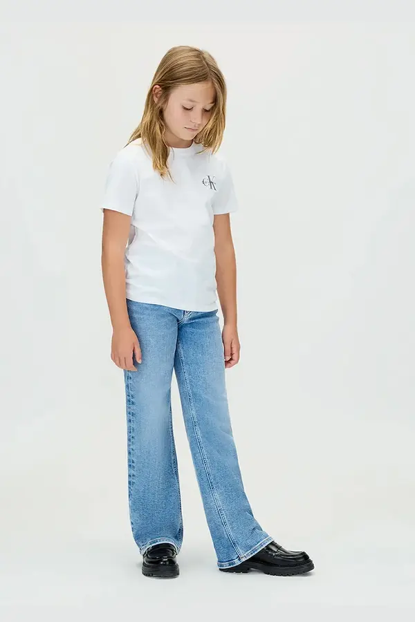 Calvin Klein Jeans Otroške kavbojke Calvin Klein Jeans HR WIDE