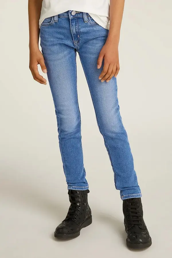 Calvin Klein Jeans Otroške kavbojke Calvin Klein Jeans MR SKINNY