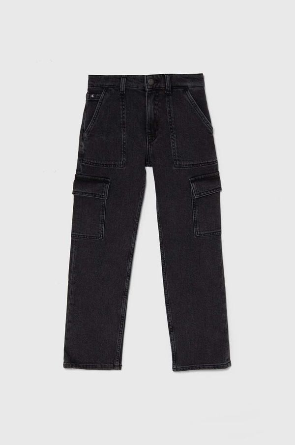 Calvin Klein Jeans Otroške kavbojke Calvin Klein Jeans REGULAR CARGO IB0IB02115