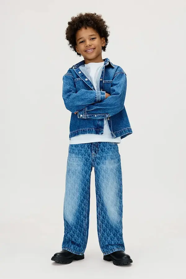 Calvin Klein Jeans Otroške kavbojke Calvin Klein Jeans SKATER
