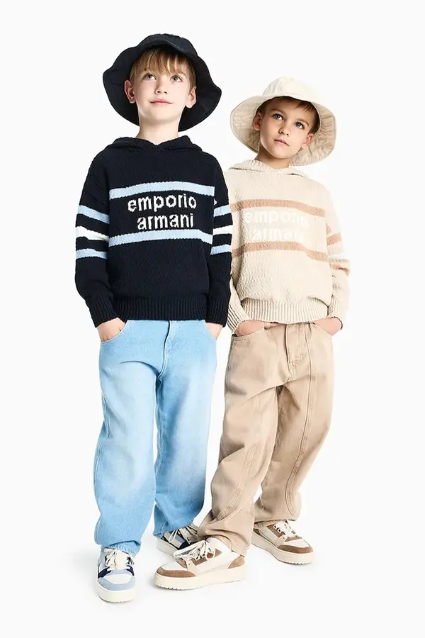 Emporio Armani Otroške kavbojke Emporio Armani