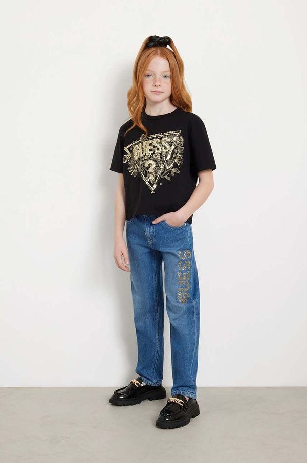 Guess Otroške kavbojke Guess J4YA12 D45E0