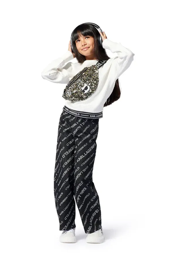 Karl Lagerfeld Otroške kavbojke Karl Lagerfeld Z30450